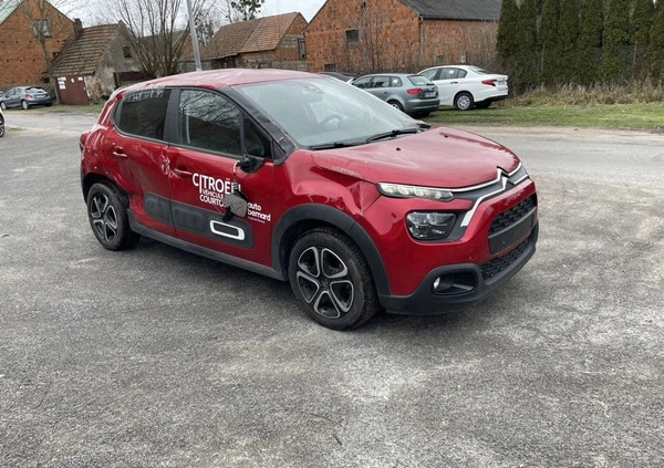 Citroen C3 cena 27500 przebieg: 4700, rok produkcji 2022 z Krotoszyn małe 379